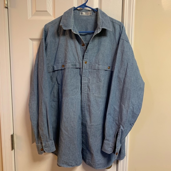 jeans shirt double pocket